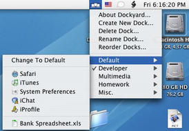 Dockyard: Crea distintos "docks" y cambia fácilmente entre ellos.