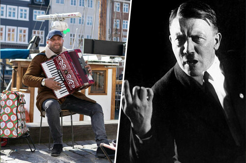 Nazistas teriam imposto a afinação em 440 Hz para deixar pessoas mais agressivas. Fato já foi desmentido por estudos | Imagem: Peter Ivey-Hansen (Unsplash) , Wikipédia e Uma Breve História do Cinema (Flickr)