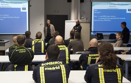 Renault Z.E. formación bomberos de Madrid