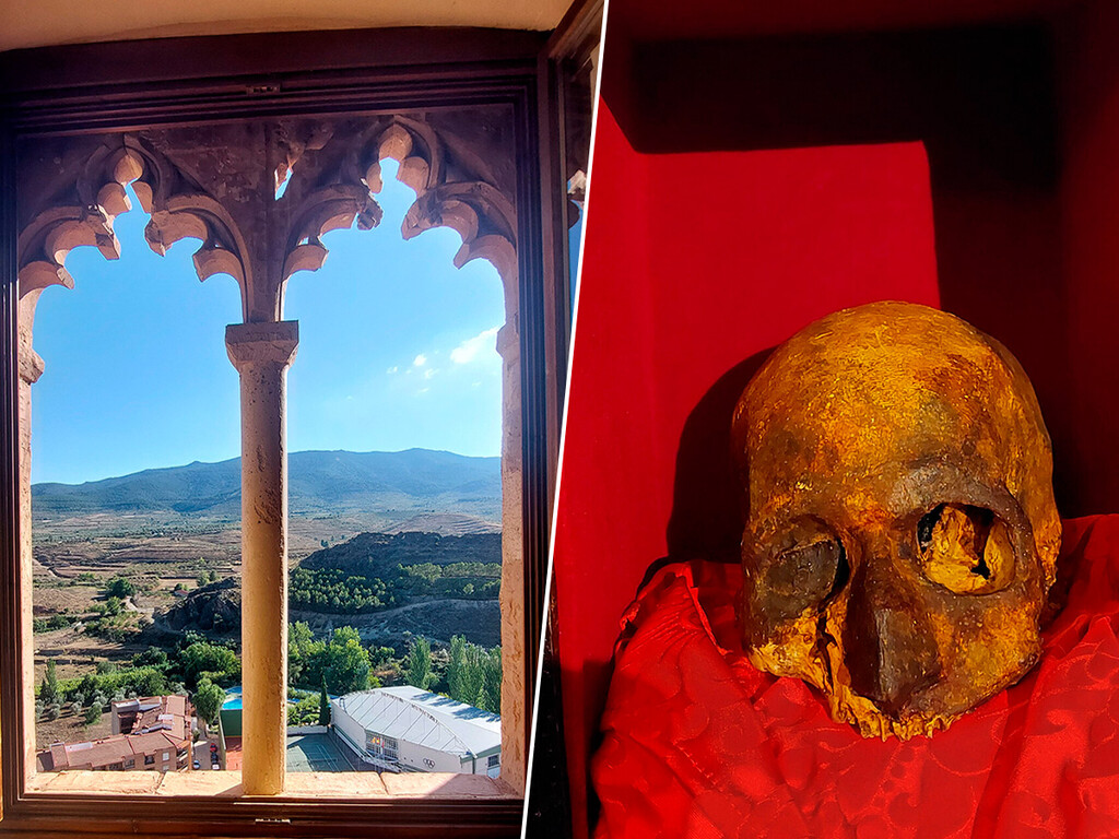 En este pueblo de Aragón está el primer castillo del papa Luna. También su cráneo, “con el que, algún día, jugarán los niños a modo de pelota”