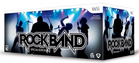 'Rock Band' de Wii: nada de multijugador online ni descargas; kit de batería mostrado