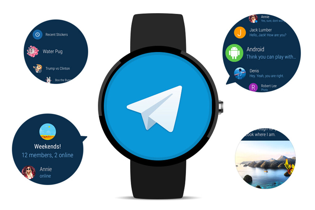 Telegram en miniatura: todo lo que puedes hacer con Telegram en un smartwatch Wear OS
