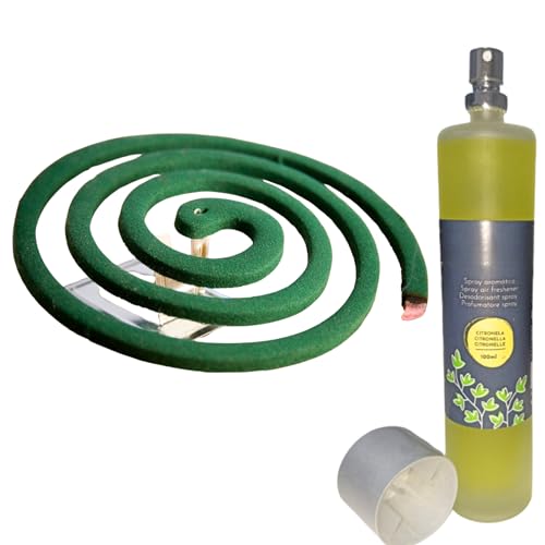 40 Espirales Antimosquitos con Ambientador Citronela