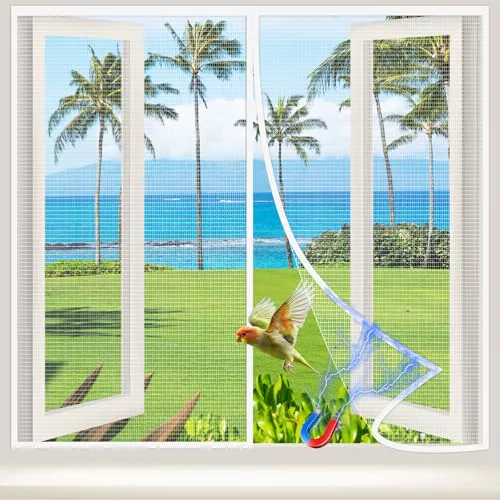 NUTKIT Mosquitera Ventana Magnética