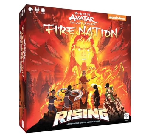 Juego de Cartas y Dados Rising: Avatar Fire Nation