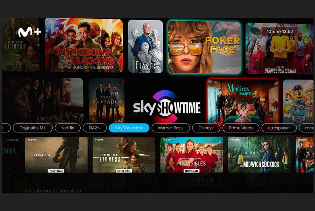 SkyShowtime ya está integrado en Movistar Plus+: estas son las formas de ver sus contenidos 