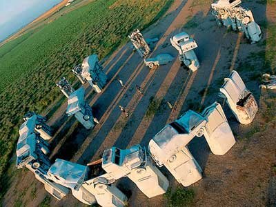 Carhenge, el monumento megalítico en versión automovilística