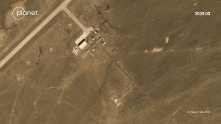 Air Base Near Lop Nur Construction Timelapse Compressed