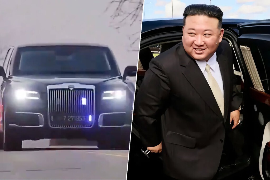 Desde Rusia, con amor: la nueva y extremadamente lujosa limusina que Putin ha regalado a Kim Jong Un 