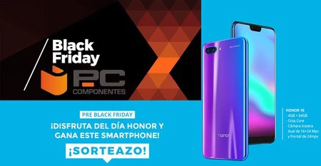 Día Honor en el Pre Black Friday de PcComponentes: hoy puedes comprar un Honor a mejor precio y participar en el sorteo de un Honor 10