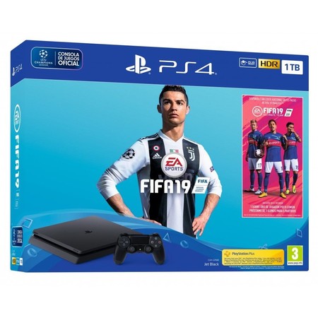 PlayStation 4 Slim de 1TB, con el juego FIFA 19, a su precio mínimo en Amazon: 249,99 euros