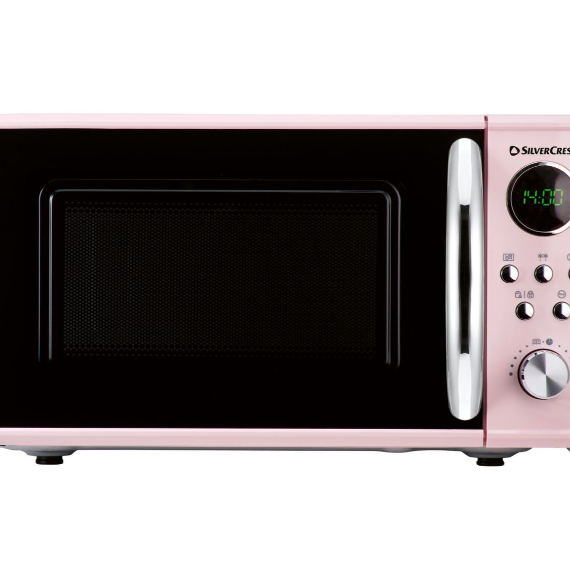 Microondas 700W, 17L, color rosa