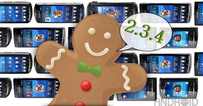 Gingerbread 2.3.4 en la gama Xperia 2011