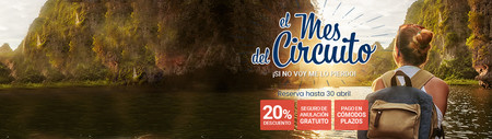 Todos los circuitos en Logitravel con 20% de descuento si reservas antes del 30 de abril 