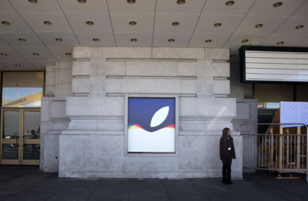 Arrancan los preparativos para la keynote de Apple en el Centro Cívico Bill Graham