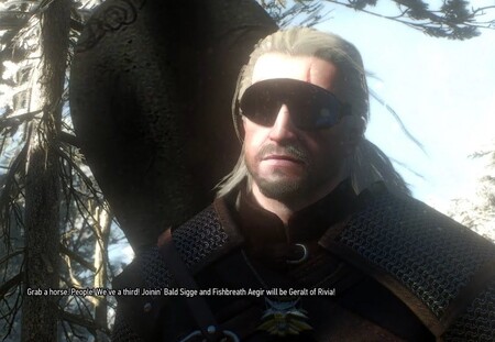Tan inesperada ha sido la nieve estos días, como este mod de The Witcher 3 que te permite hacer snowboard con Geralt de Rivia