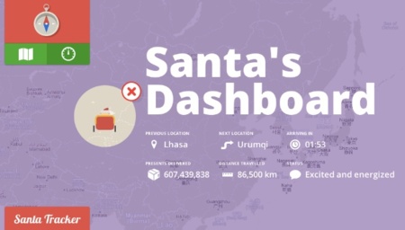Google nos felicita la Navidad permitiéndonos seguir el rastro de Papá Noel en todo momento