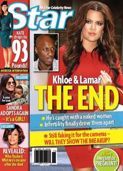 Otra Kardashian que se separa... pues no, Khloé lo ha negado todo, según ella ¡mentira cochina!