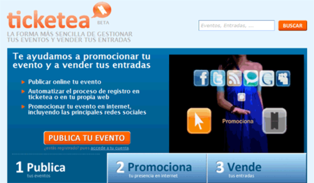 Ticketea, gestiona tus eventos, promociónalos, y vende entradas