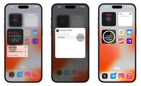 ホーム画面にウィジェットを追加、最後のステップ