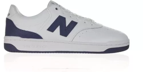 New Balance BB80, Sneaker Hombre, Blanco-Azul, 44 EU