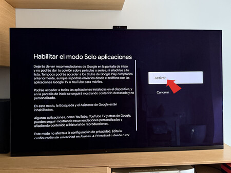 Tele Modo Solo Aplicaciones