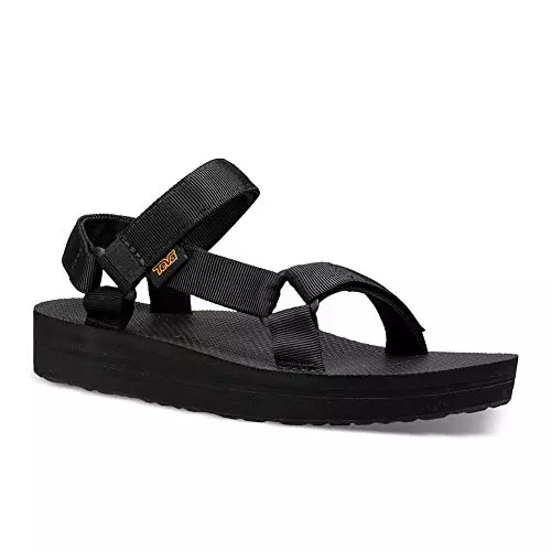 Teva Midform Universal Sandal Womens, Sandalia para Mujer, Black, 37 EU
