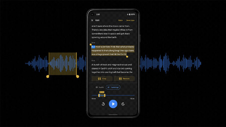 La Grabadora de Google comienza a recibir sus nuevas funciones de edición