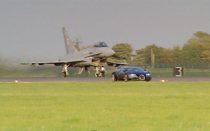Bugatti Veyron vs Eurofighter