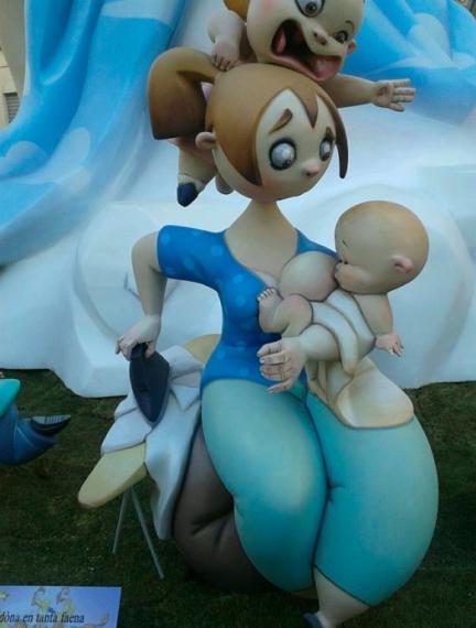 En las Fallas también se tetea