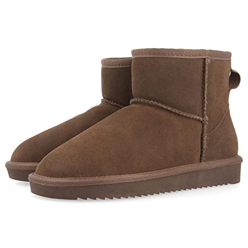 Botas AUSTRALIANAS Color Taupe DE CAÑA Media para Mujer Gilliam