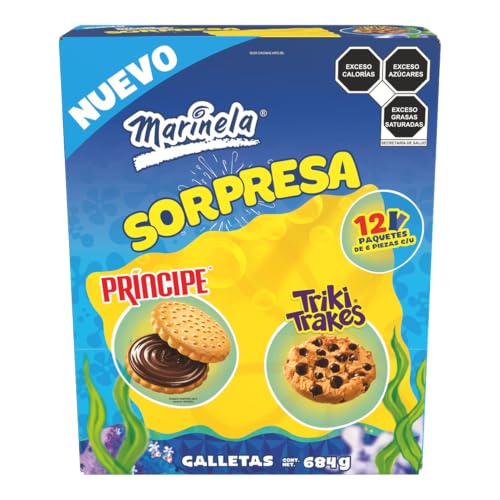 Marinela Sorpresa Bob Esponja 12p 684g