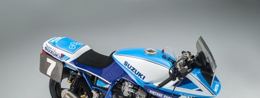 La impresionante Katana restomod del Team Classic Suzuki lista para asaltar Donington Park