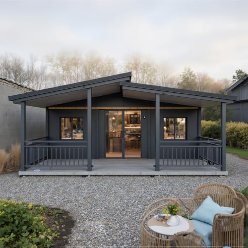 La casa prefabricada expandible de doble ala, 20FT/30FT/40FT Módulo personalizado con acabados modernos