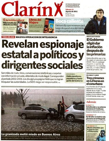 La justicia argentina reconoce que los documentos publicados por LeakyMails son 'secretos políticos'