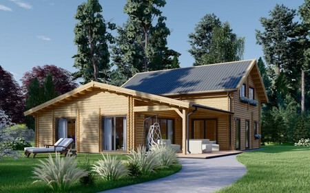 La Nueva Casa De Madera Darla Le Proporcionara Muchos Momentos De Felicidad Ya Sea Con Su Famil 2