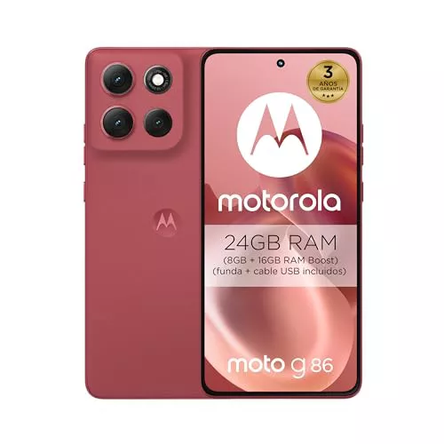 Moto g86 5G 24GB 256GB Chrysanthemum, Pantalla de 6,67”