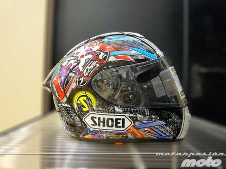 Shoei X-Spirit II Réplica Tomizawa lateral