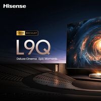 Hisense lleva un paso más allá su concepto "Láser TV" con el L9Q: un espectacular proyector 4K de 200" con sonido y Google TV