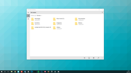 Así puedes acceder al explorador de Windows secreto con diseño Modern