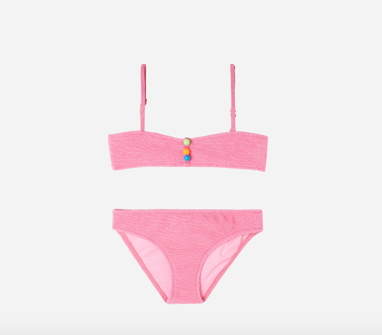 Bikini dos piezas bandeau para niña
