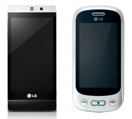 LG GD880 Mini y LG GT350 con teclado QWERTY