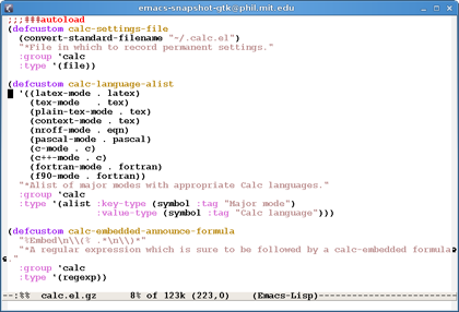 Lanzado Emacs 22