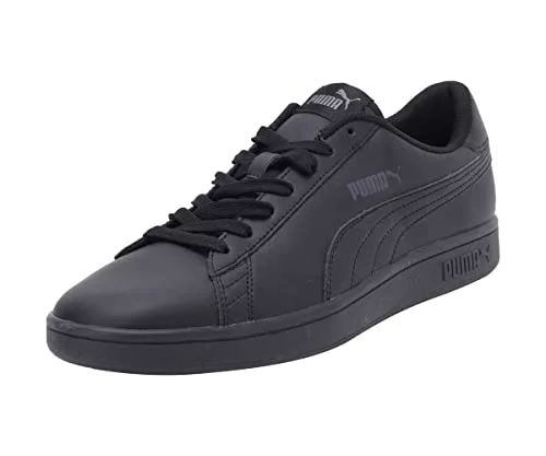PUMA Smash V2 L, Zapatillas de Deporte Unisex adulto, Puma Black-Puma Black, 40 EU