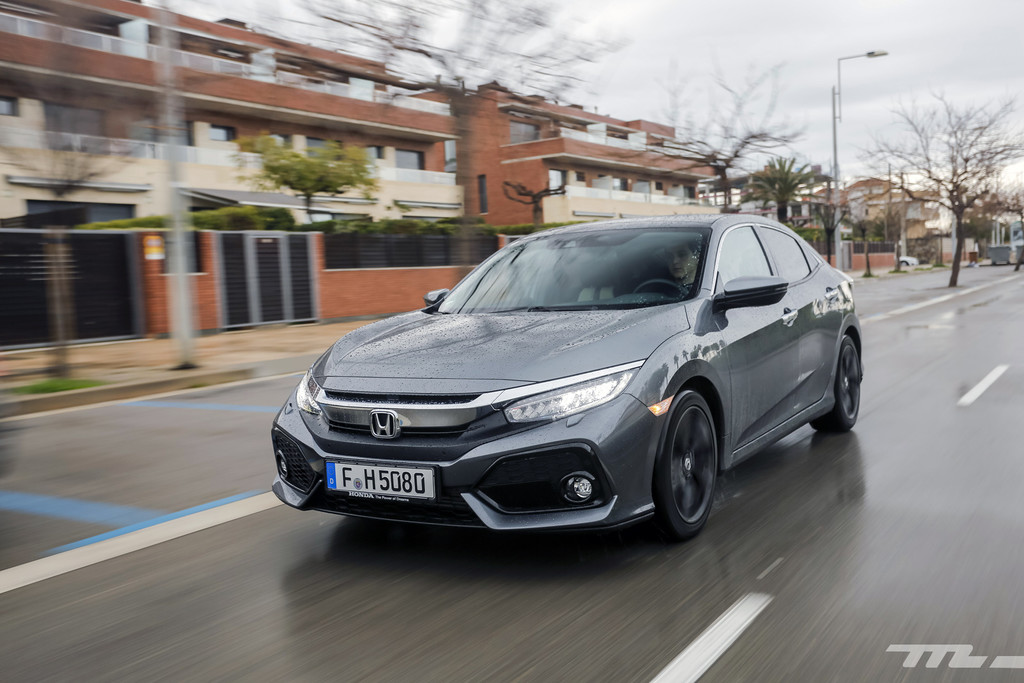 Honda Civic 2017, prueba contacto