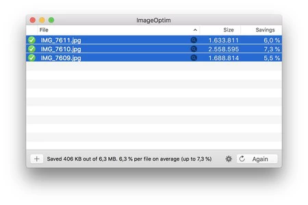 Imageoptim Exif データ Mac