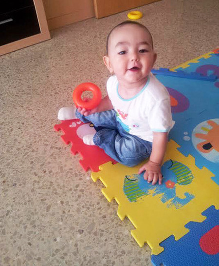 La foto de tu bebé: el simpático Marc jugando