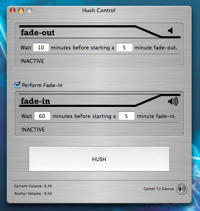 Hush: Programa el volumen del sonido en tu Mac