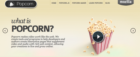 Mozilla Popcorn o como llevar el multimedia en la web al límite
