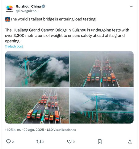 Puente del Gran Cañón de Huajiang